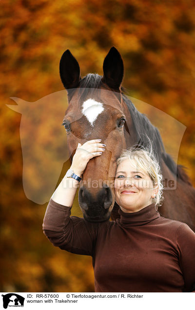 Frau mit Trakehner / woman with Trakehner / RR-57600
