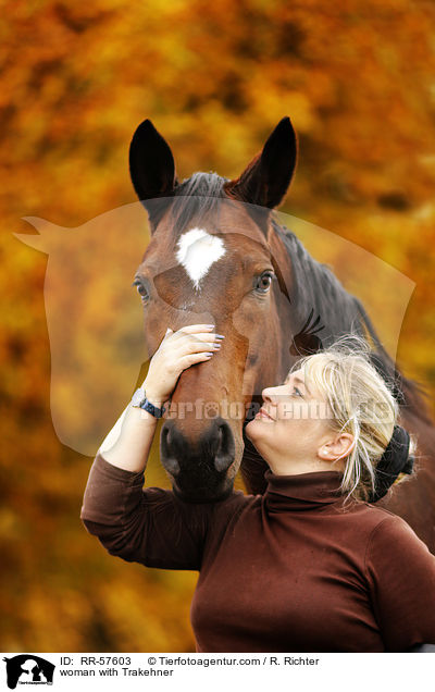 woman with Trakehner / RR-57603