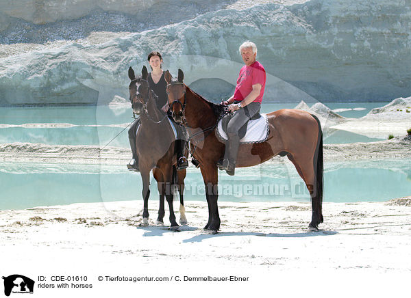 Reiter mit Pferden / riders with horses / CDE-01610