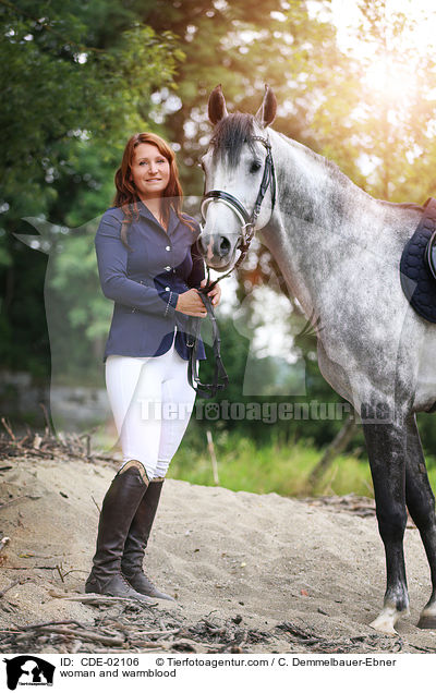 Frau und Warmblut / woman and warmblood / CDE-02106