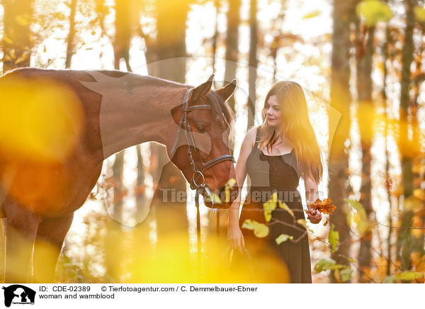 Frau und Warmblut / woman and warmblood / CDE-02389