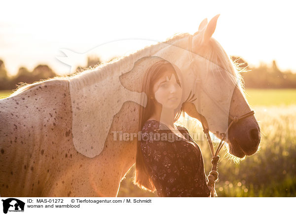 Frau und Warmblut / woman and warmblood / MAS-01272