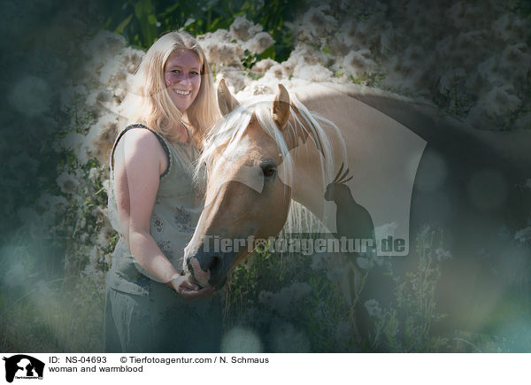 Frau und Warmblut / woman and warmblood / NS-04693