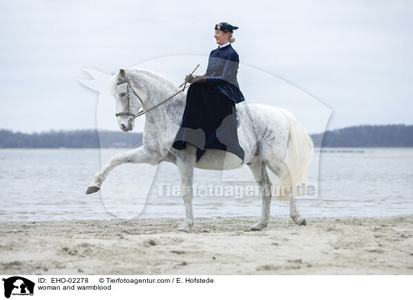 Frau und Warmblut / woman and warmblood / EHO-02278