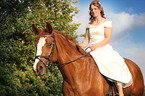 bride and warmblood