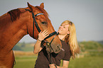 woman with warmblood
