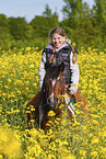 girl rides Horse