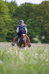 girl rides Horse