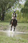 woman rides Horse