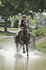 woman rides Horse