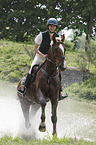 woman rides Horse