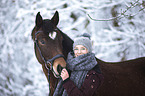 woman with warmblood