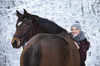 woman with warmblood