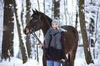 woman with warmblood