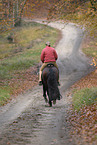 young woman with Welsh Cob