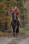 young woman with Welsh Cob