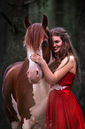 woman and Welsh Pony