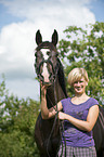 woman with warmblood