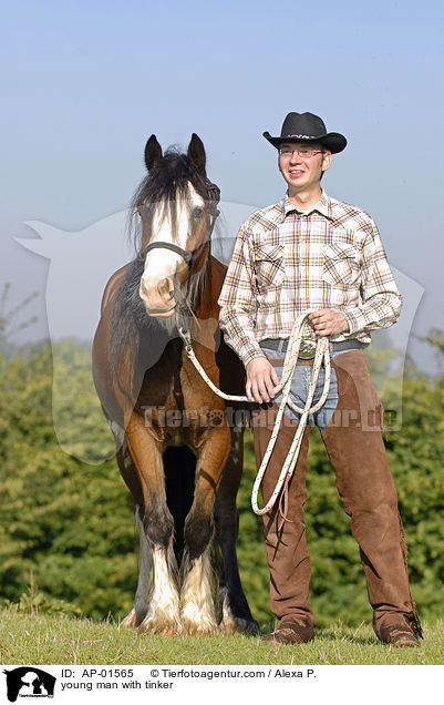 junger Mann mit Tinker / young man with tinker / AP-01565