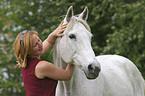 woman with horse