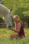 woman with horse