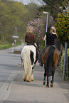 young woman with horse