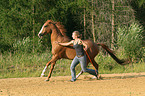 woman with horse