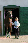 ggirl with pony stallion