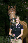 woman and horse