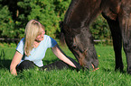 woman with horse