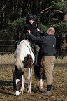 help to climb a horse