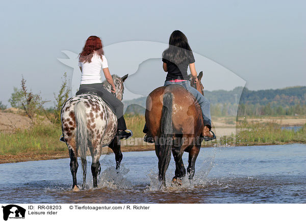 Ritt durchs Wasser / Leisure rider / RR-08203