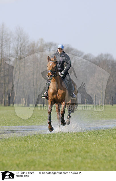 riding girls / AP-01225