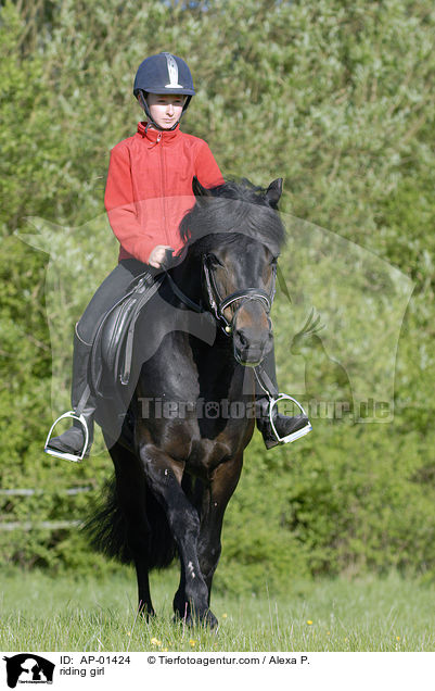 Freizeitreiten / riding girl / AP-01424