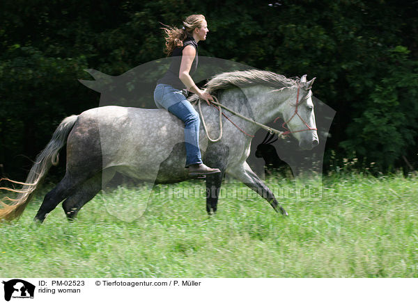 riding woman / PM-02523