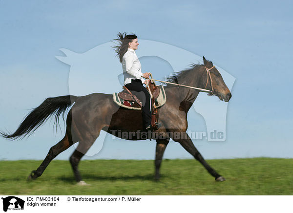 Freizeitreiten / ridgin woman / PM-03104