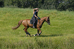 riding woman