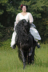 riding woman