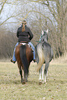 riding with near horse