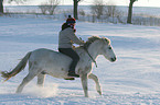 riding woman