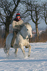 riding woman