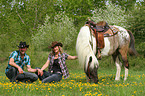 man and woman with Pintaloosa