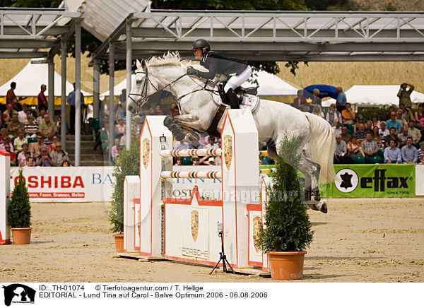 REDAKTIONELL - Lund Tina auf Carol - Balve Optimum 2006 - 06.08.2006 / EDITORIAL - Lund Tina auf Carol - Balve Optimum 2006 - 06.08.2006 / TH-01074