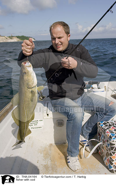 fisher with cod / THA-04164