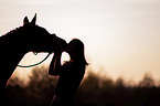 woman with German Riding Pony