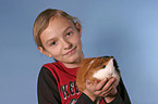 guinea pig & young girl