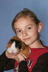 guinea pig & young girl