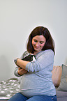 woman with Guinea Pig