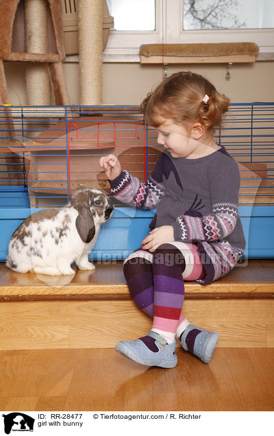girl with bunny / RR-28477