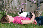 girl with bunny